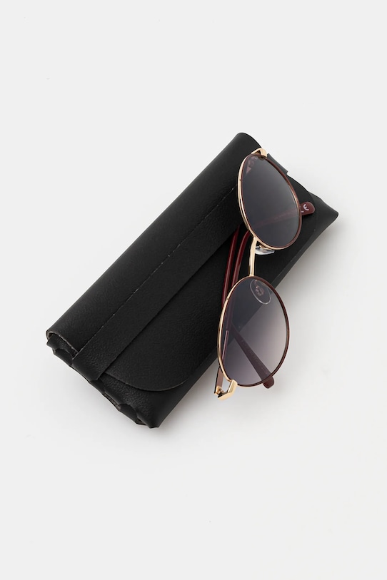 Akcesoria Answear.LAB okulary przeciwsłoneczne 18017.hos brązowy