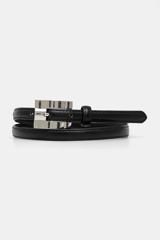 Answear.LAB pasek skórzany czarny 1152.CMS