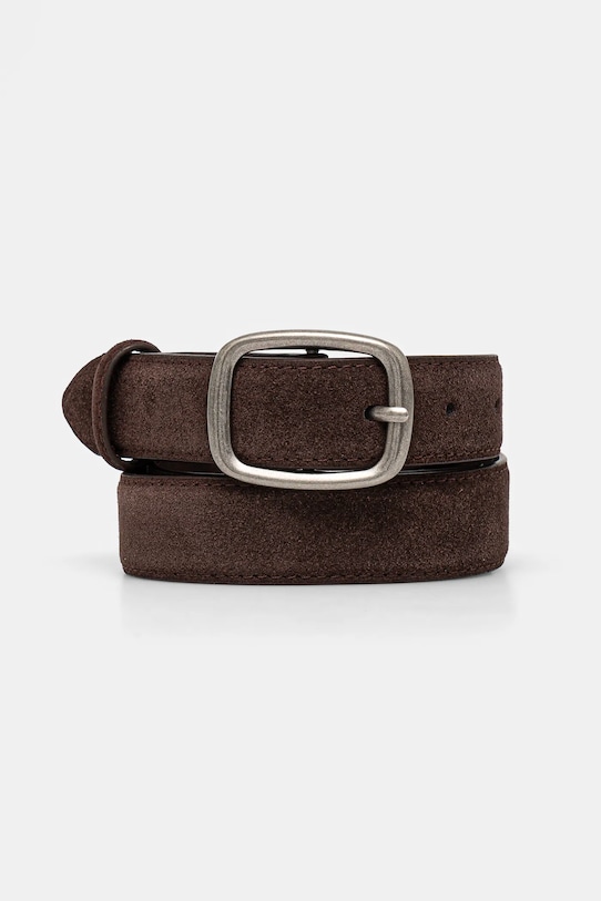 Answear Lab curea din piele intoarsa maro 1248.CMS