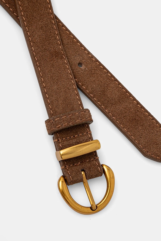 Σουέτ ζώνη Answear.LAB 1259.CMS καφέ WW25