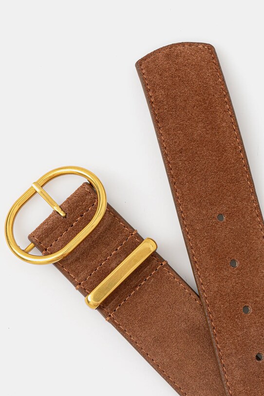 Answear.LAB pasek zamszowy 1264.CMS brązowy WW25