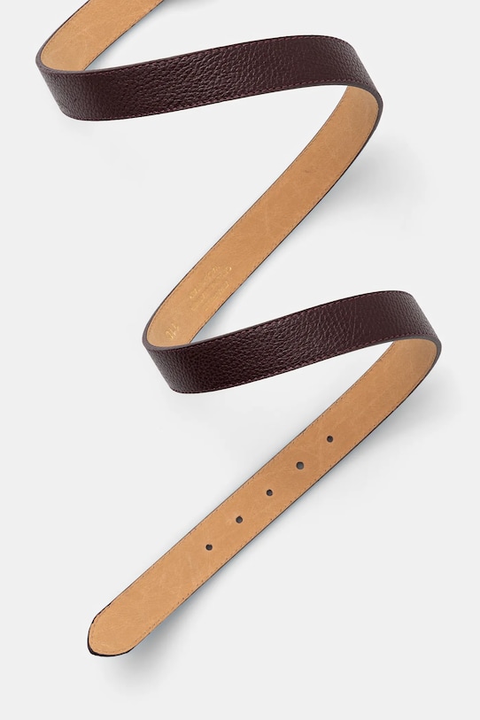 Kožni remen Answear.LAB VE20 bordo WW25