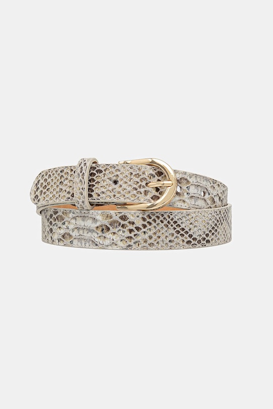Answear Lab curea de piele bej pave1