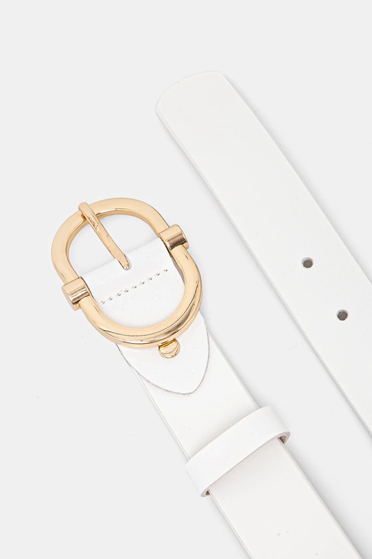 Answear.LAB pasek skórzany 2007.IKK biały WW25