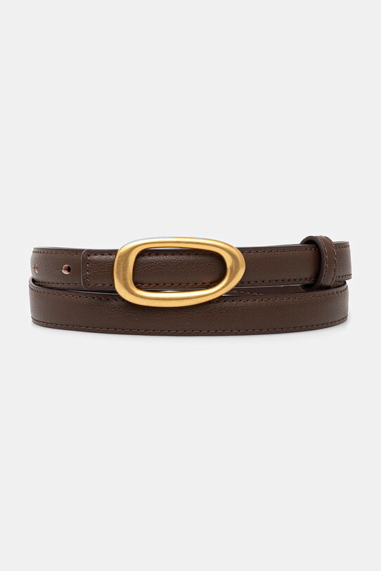 Шкіряний ремінь Answear.LAB коричневий 1387.cjk