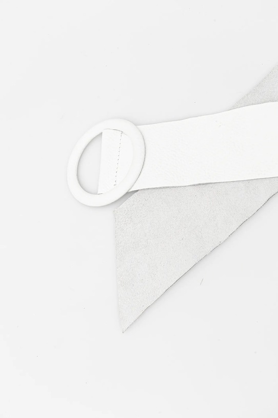 Kožni remen Answear.LAB F550.liso.hjk bijela WW25