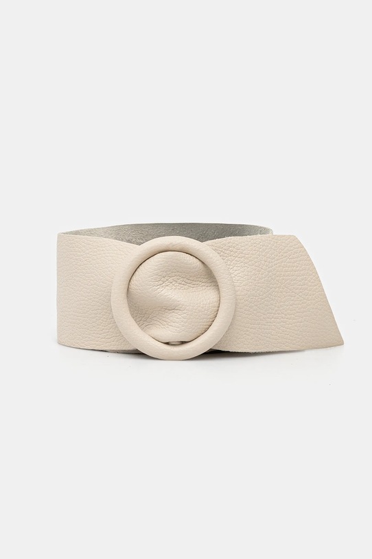 Kožený pásek Answear.LAB béžová F550.liso.hjk