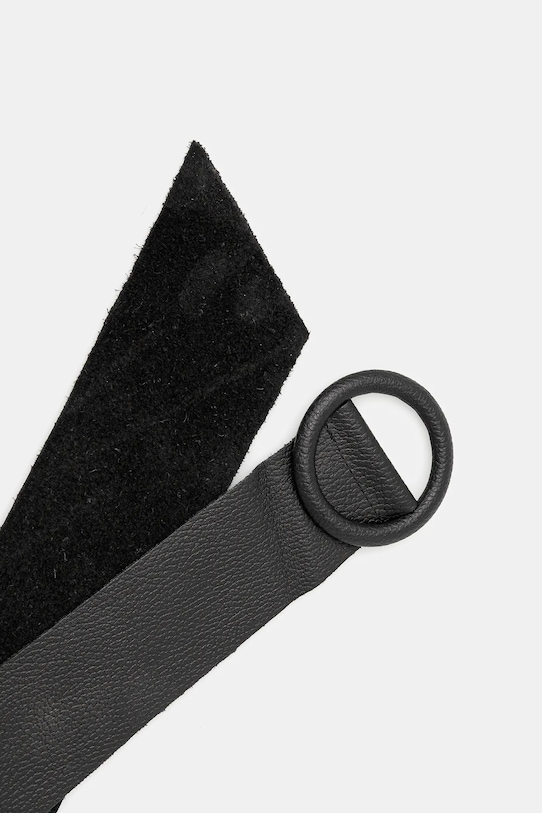 Answear Lab curea de piele F550.liso.hjk negru WW25