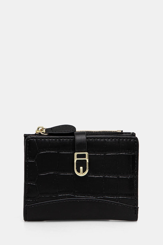 Πορτοφόλι Answear.LAB απομίμηση λείου δέρματος μαύρο 1154.CMS