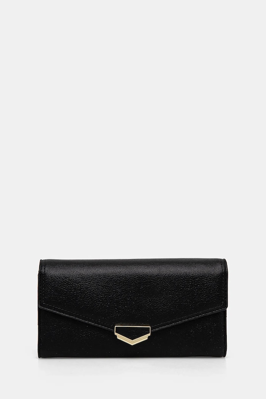 Peňaženka Answear.LAB imitácia kože čierna 1155.CMS