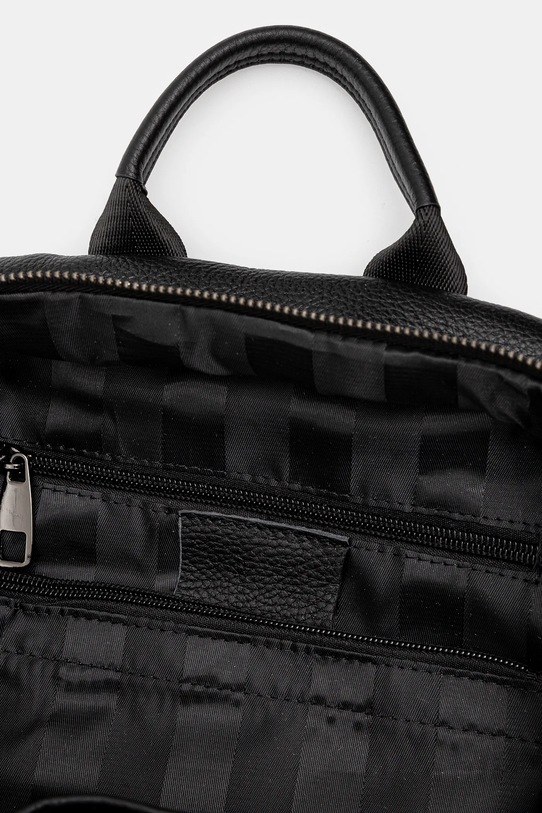 Answear Lab ghiozdan de piele 1198.CMS negru