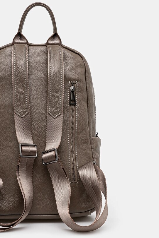 Akcesoria Answear.LAB plecak skórzany 1201.CMS beżowy