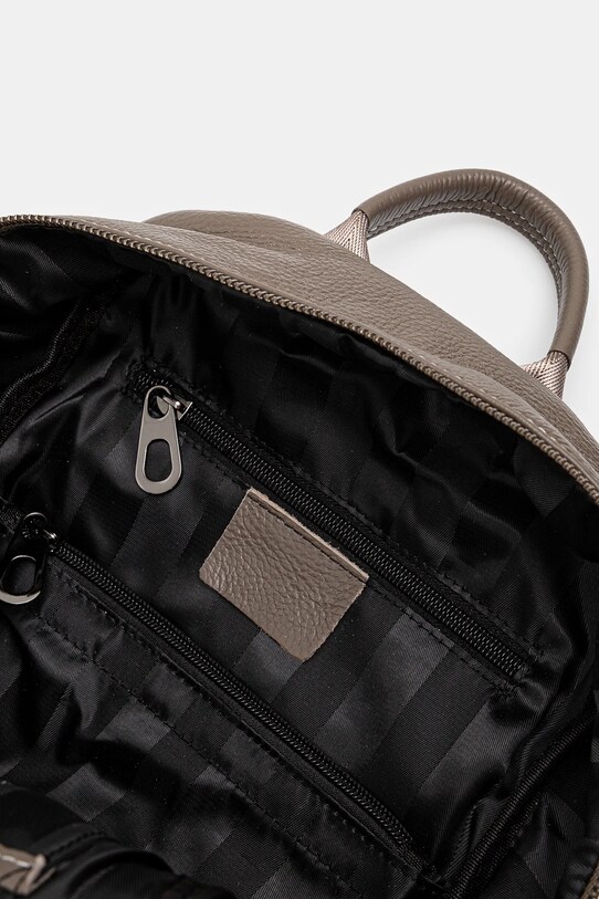 Answear.LAB plecak skórzany 1201.CMS beżowy