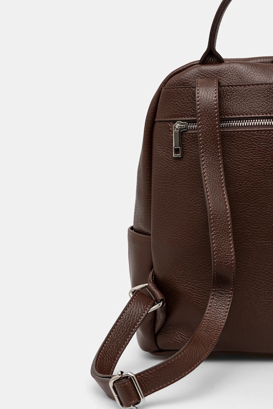 Akcesoria Answear.LAB plecak skórzany 1099.hMS brązowy