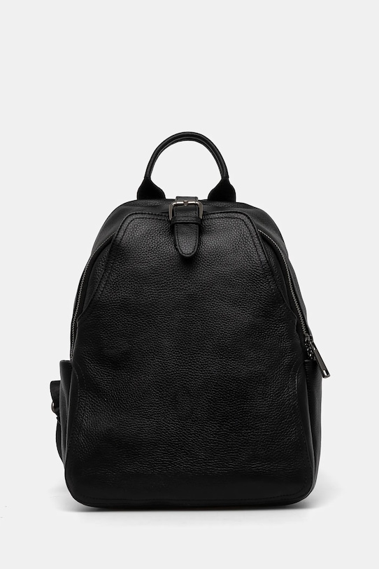 Answear Lab ghiozdan de piele uni negru 1223.cms