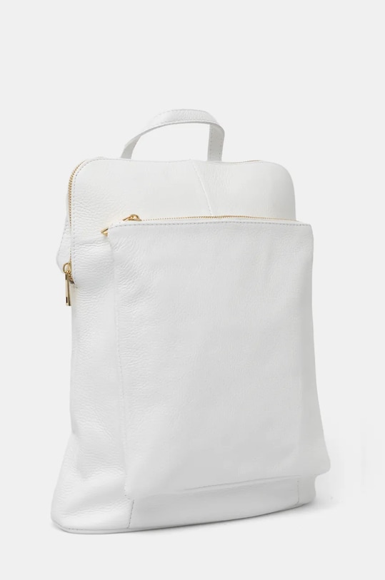 Kožený ruksak Answear.LAB 479.HWK biela WW25