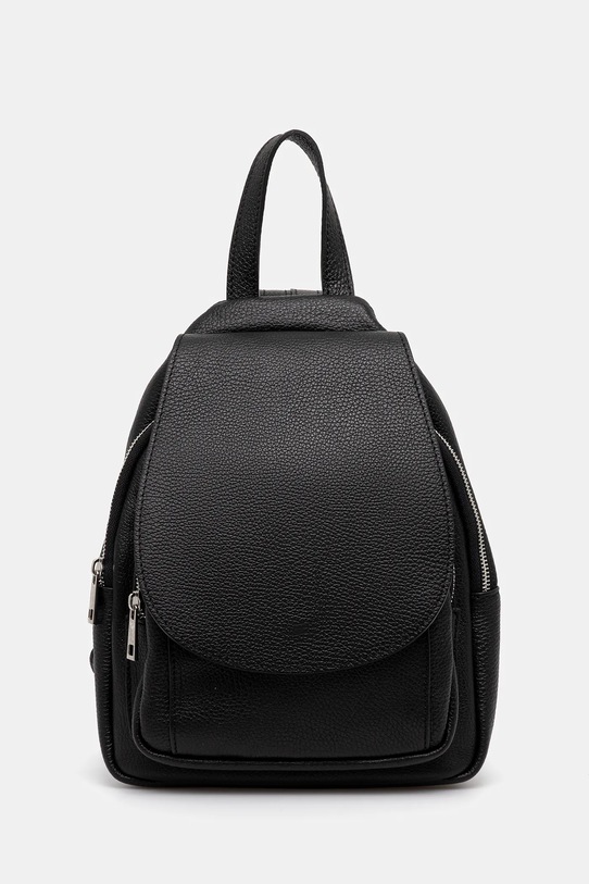 Answear.LAB plecak skórzany skóra licowa czarny p4.