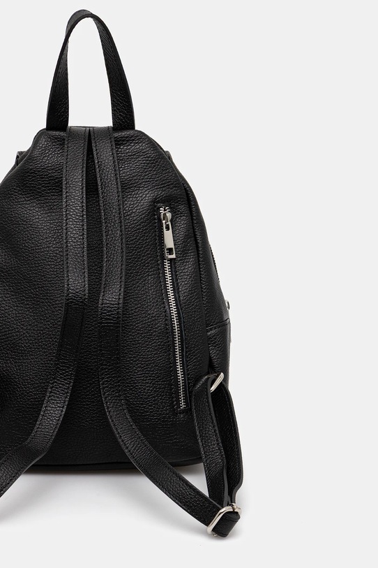 Akcesoria Answear.LAB plecak skórzany p4. czarny