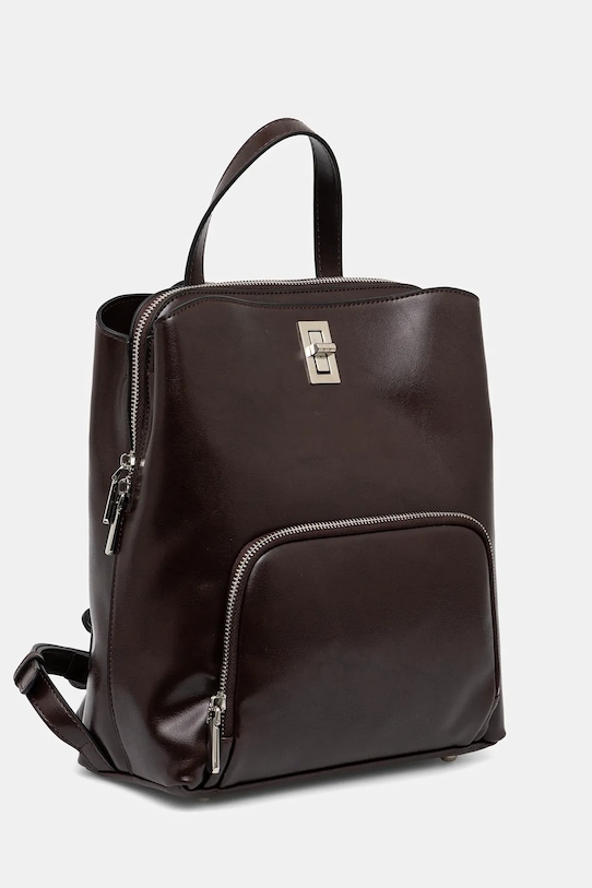 Answear Lab ghiozdan de piele 1346.cjk burgundia WW25