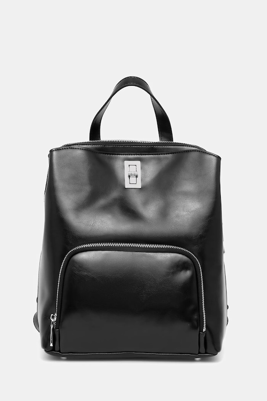 Answear.LAB plecak skórzany skóra licowa czarny 1346.cjk