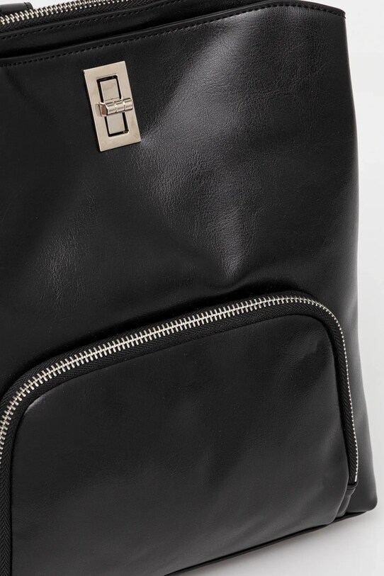 Answear Lab ghiozdan de piele negru 1346.cjk