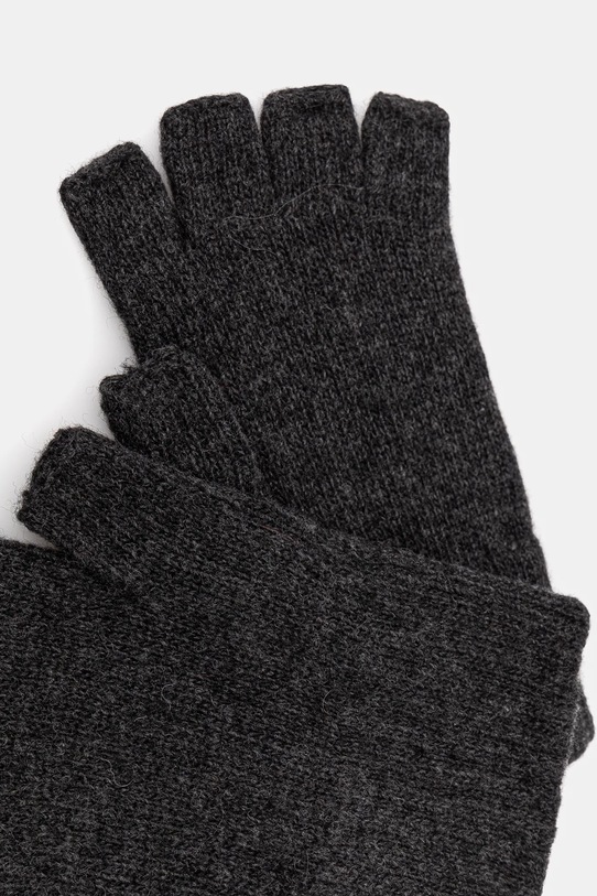 Vunene rukavice bez prstiju Answear.LAB mitalia.fos siva WW25