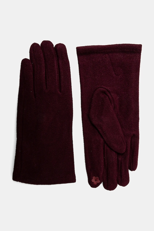 Rukavice Answear.LAB další burgundské zs28.ims