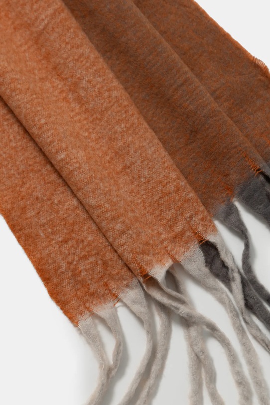 Μάλλινο κασκόλ Answear.LAB eds153.ios καφέ WW25