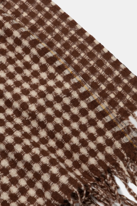 Vlnený šál Answear.LAB ed201.ios hnedá WW25