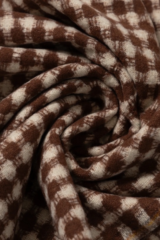 Doplnky Vlnený šál Answear.LAB ed201.ios hnedá