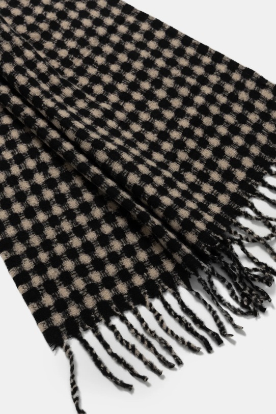 Vlnený šál Answear.LAB ed201.ios čierna WW25