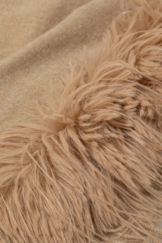 Akcesoria Answear.LAB szalik wełniany FM23102.fos beżowy