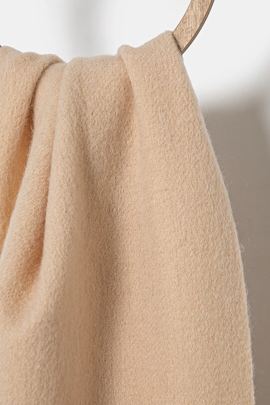 Answear Lab esarfa de lana smalwool.fos bej WW25