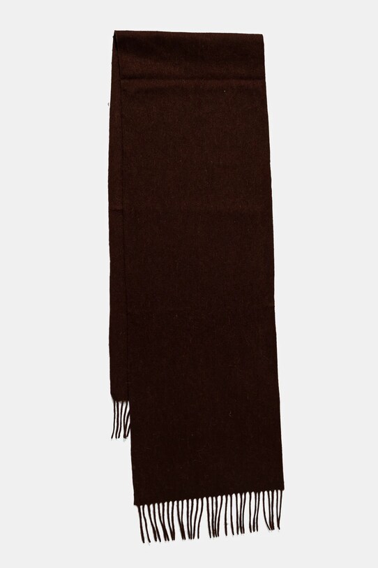 Шерстяной шарф Answear.LAB smalwool.fos коричневый WW25