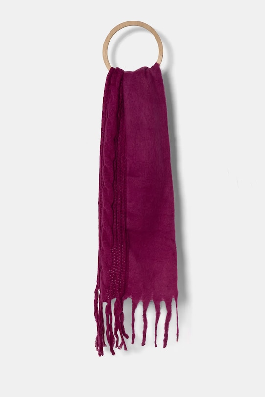 Šál Answear.LAB látka ružová JW043.hms