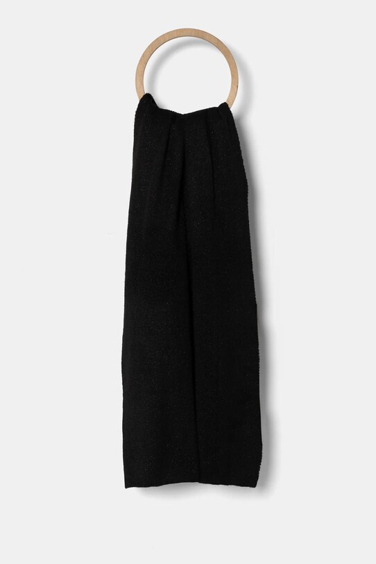 Answear Lab fular tricotaj negru JW219.hms