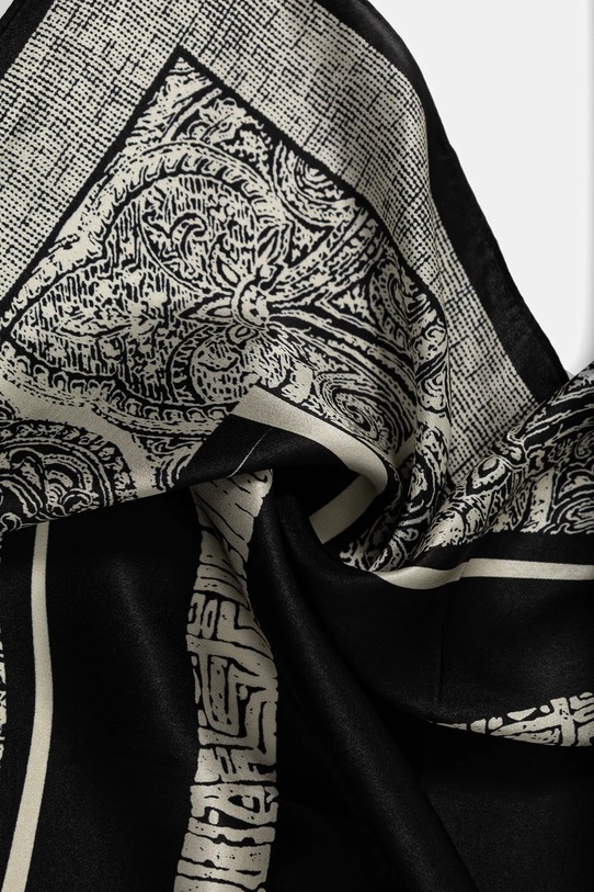 Doplňky Hedvábný šátek Answear.LAB 1160.CMS černá