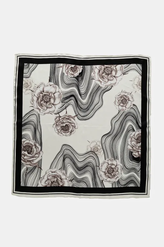 Hedvábný šátek Answear.LAB 1161.cms béžová WW25