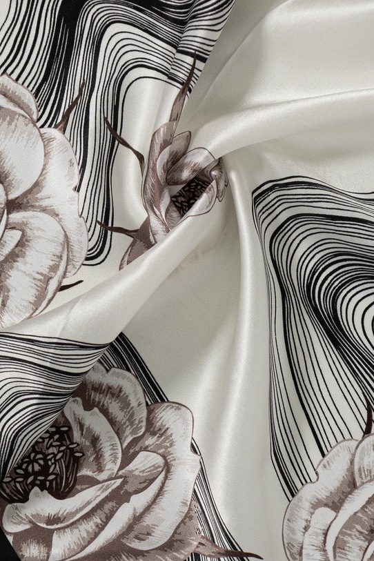 Doplňky Hedvábný šátek Answear.LAB 1161.cms béžová