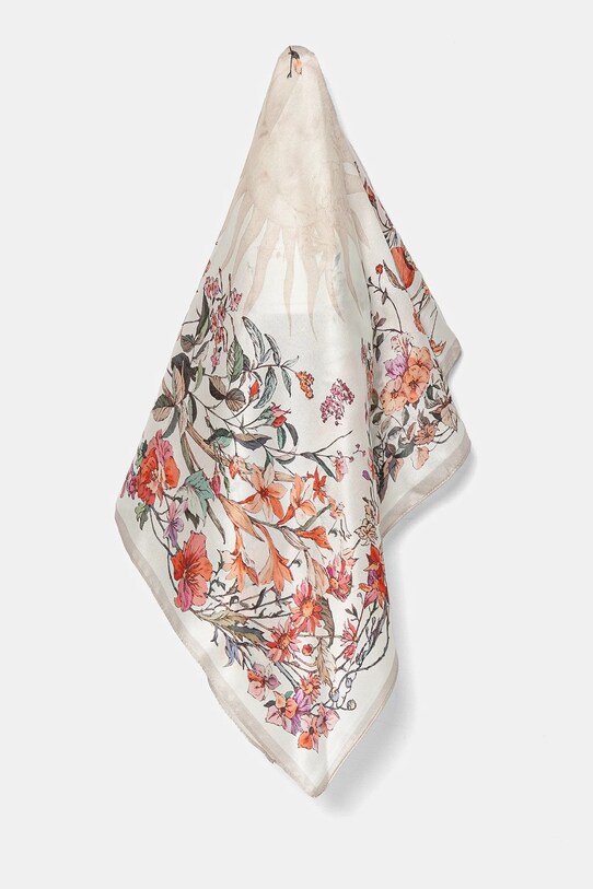 Answear.LAB apaszka jedwabna tkanina różowy 1165.CMS