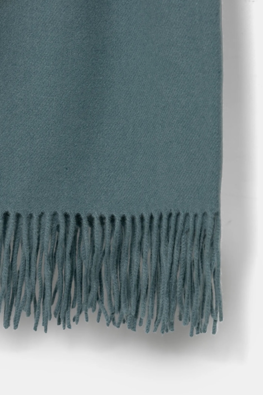 Kratki šal s kašmirom Answear.LAB qr18.ims plava WW25