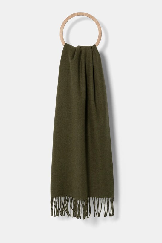 Answear Lab esarfa de lana panza verde pashmina2.flk