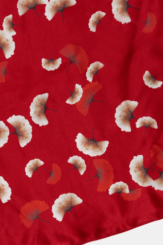 Hedvábný šátek Answear.LAB 1207.CMS červená WW25