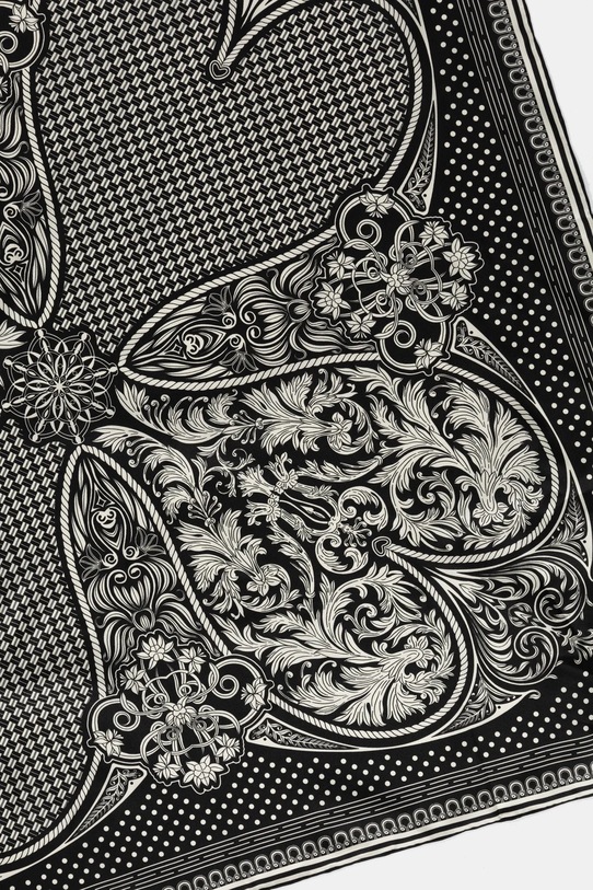 Шелковый платок Answear.LAB 85 x 85 cm 1211.CMS чёрный WW25