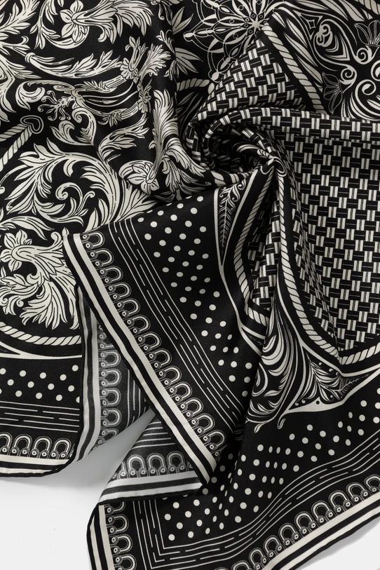 Аксессуары Шелковый платок Answear.LAB 85 x 85 cm 1211.CMS чёрный