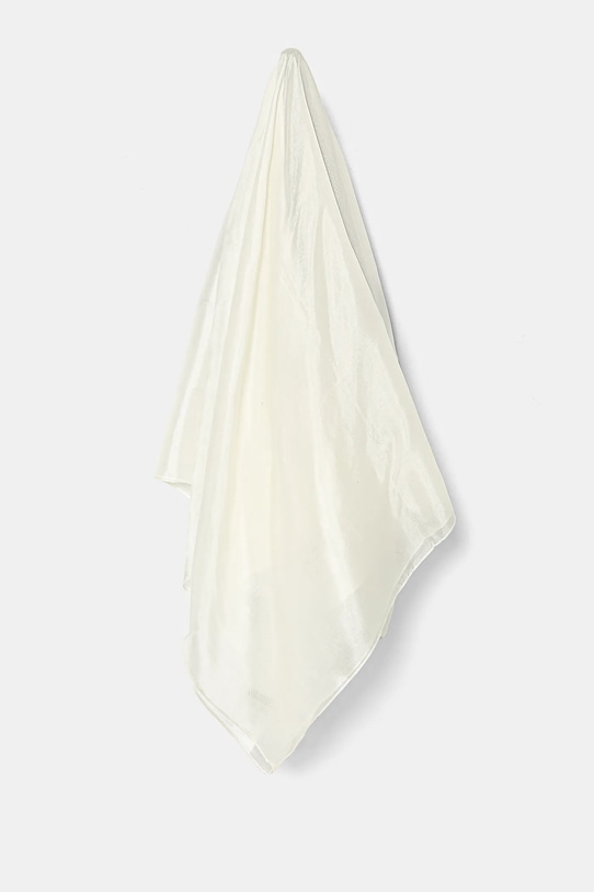 Answear.LAB szal jedwabny tkanina beżowy 180x70.flk