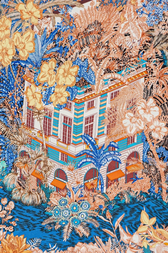 Hodvábna šatka Answear.LAB 50x50.2.flk modrá WW25