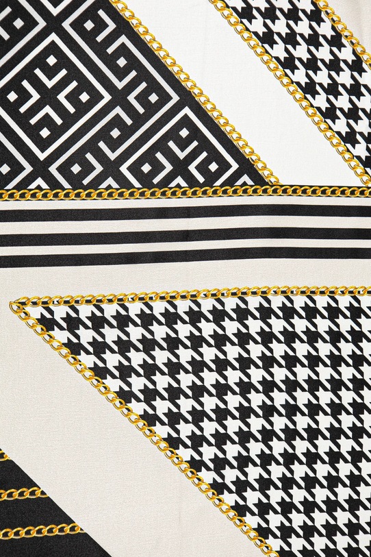 Answear Lab esarfa de matase 50x50.4.flk negru WW25