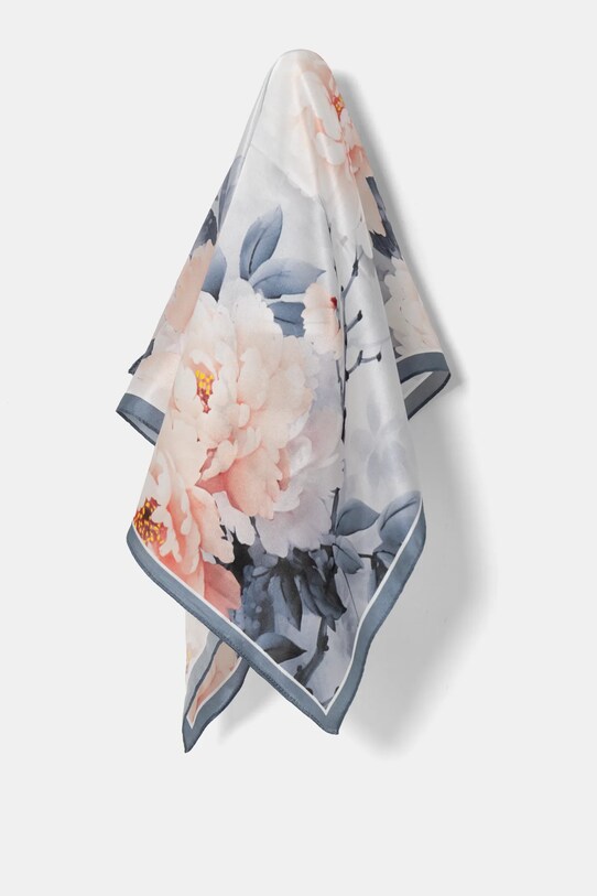 Answear Lab apaszka jedwabna tkanina niebieski 1284.CMS