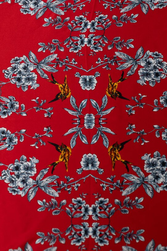 Hodvábna šatka Answear.LAB 1290.CMS červená WW25